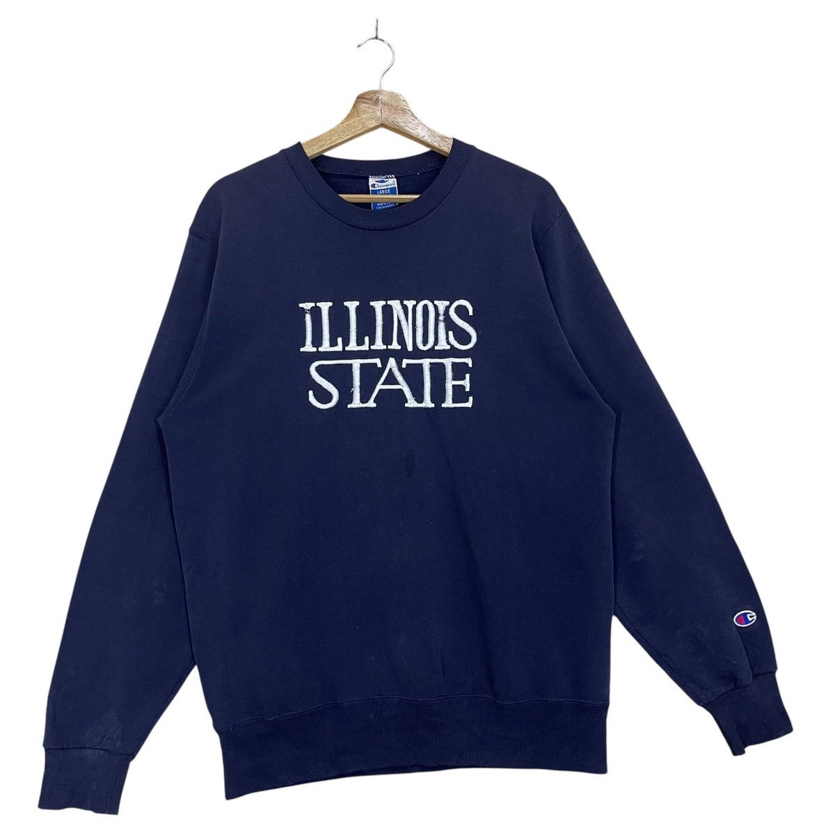 Vintage Vintage 90s ILLINOIS STATE Crewneck Sweatshirt Size US M / EU 48-50 / 2 - 1 Thumbnail