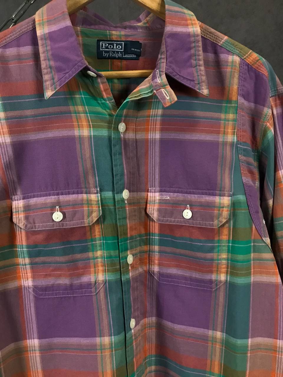 Polo Ralph Lauren Polo Ralph Lauren vintage designer double pocket shirt Size US L / EU 52-54 / 3 - 3 Thumbnail