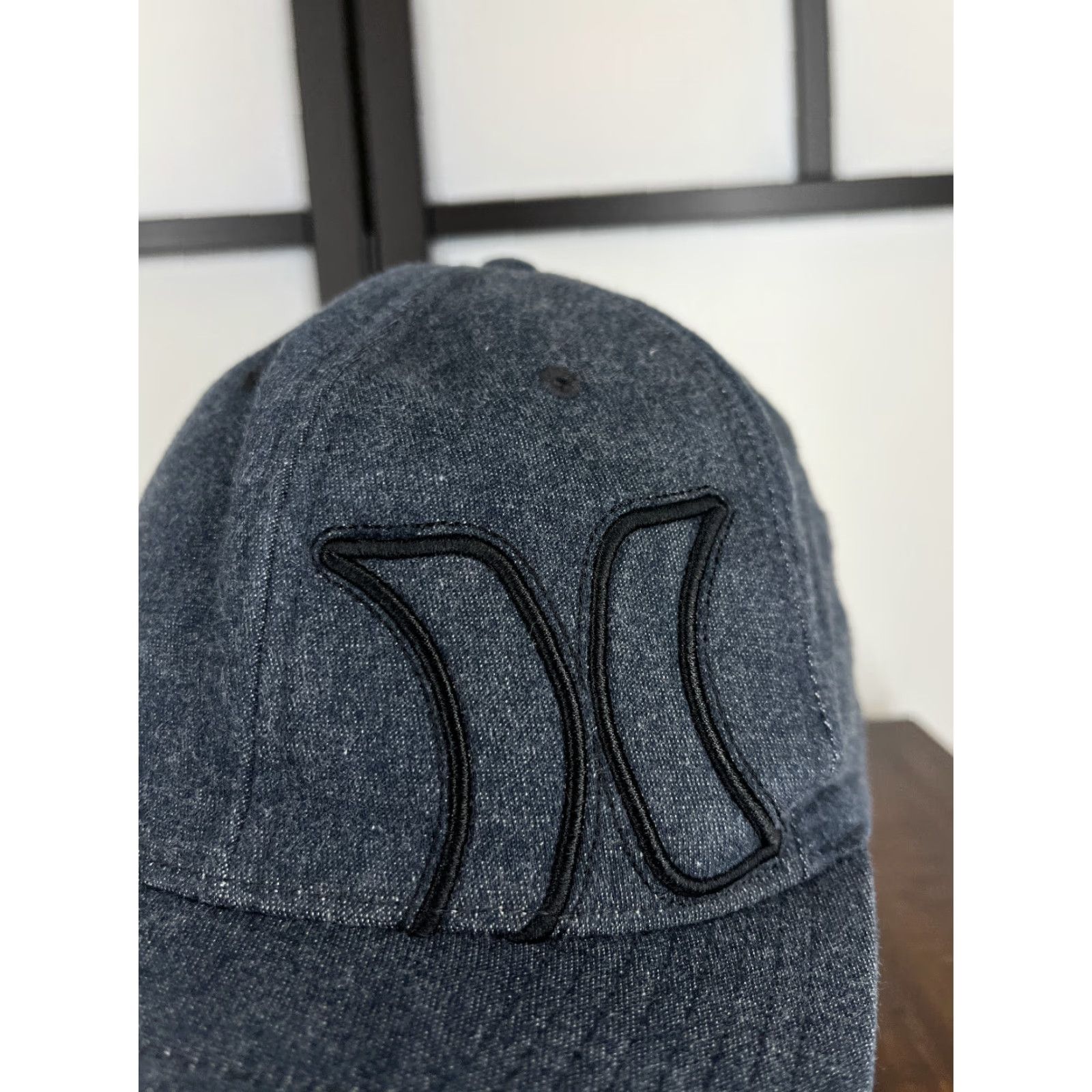 Hurley Hurley Hat Cap Fitted Adult Large Gray Blue Stretch Flexfit Cotton Blend Skate Baseball Cap Mens L Blue Casual Vintage? Size ONE SIZE - 2 Thumbnail