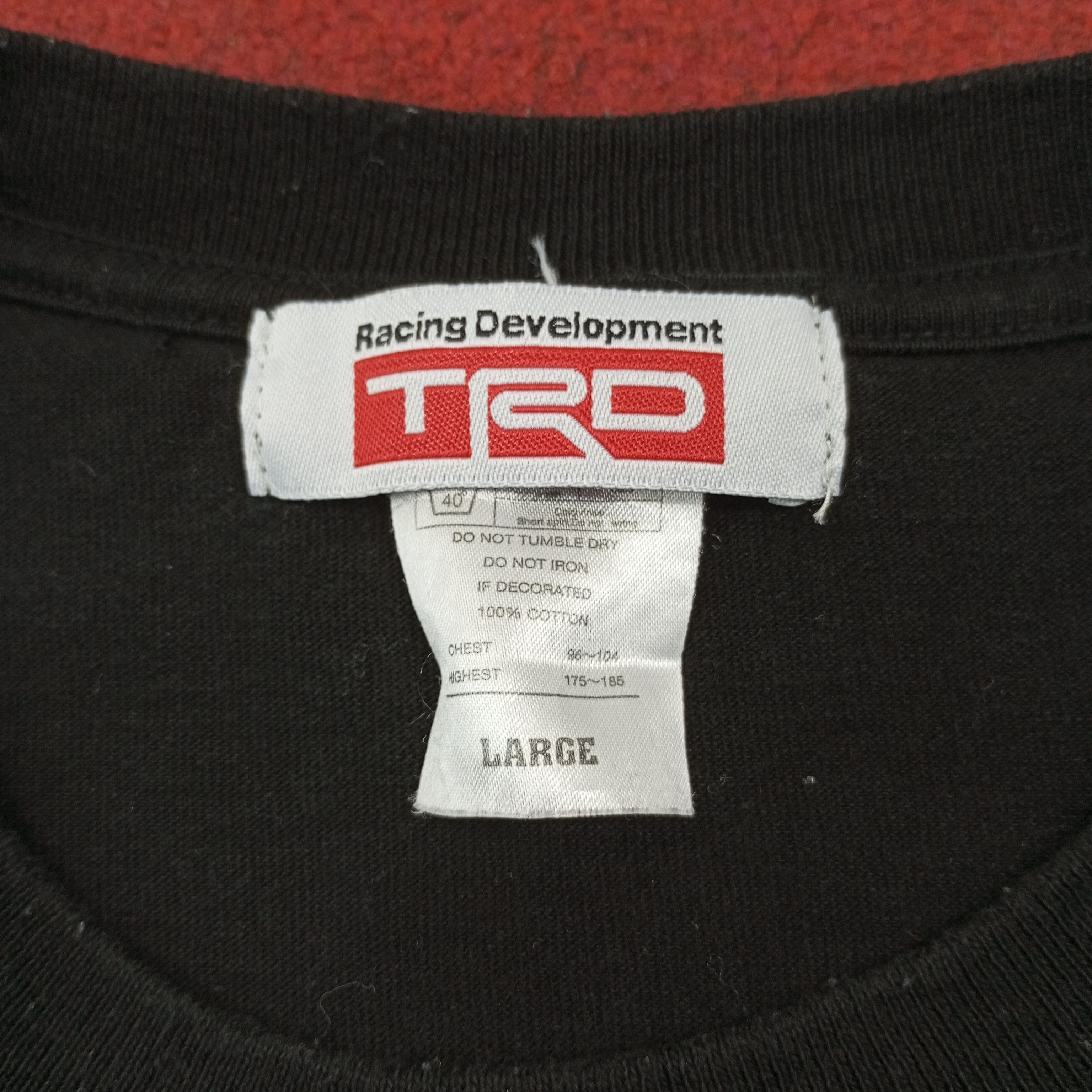 Japanese Brand × Vintage TRD Racing Development Motorsports Tshirt Size US M / EU 48-50 / 2 - 5 Thumbnail