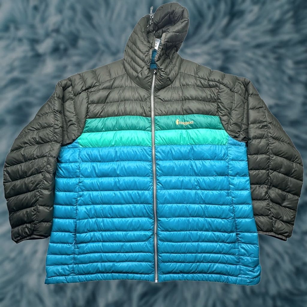 Cotopaxi Cotopaxi Men Jacket Hooded Down 800 Fill 3XL Puffer Nylon Zip Long Blue Gooseneck? Size US XXL / EU 58 / 5 - 1 Thumbnail