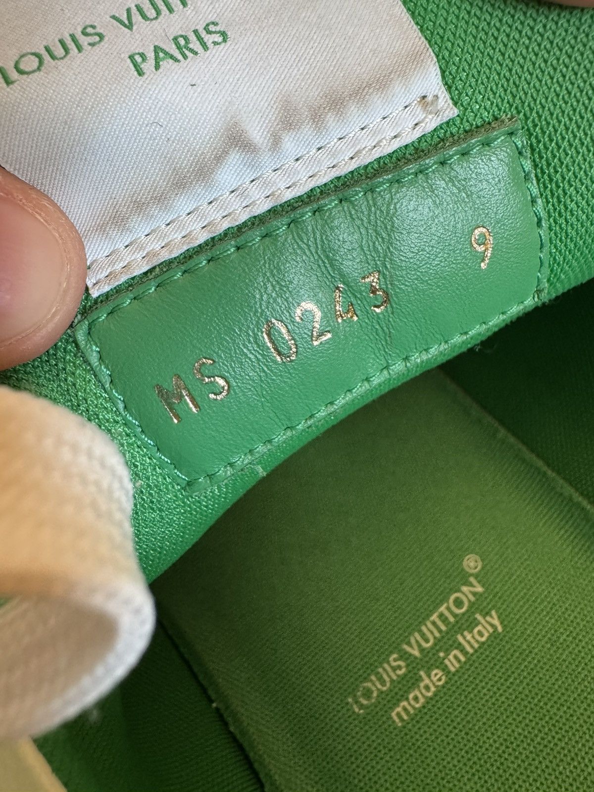 Louis Vuitton Louis Vuitton LV Trainer Velcro Strap Green Denim Size US 10 / EU 43 - 16 Thumbnail