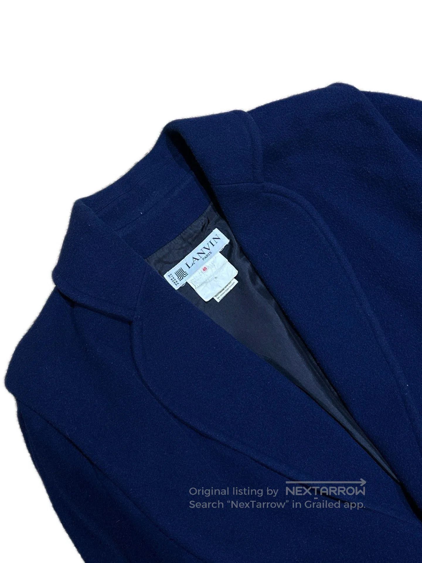 Lanvin Lanvin 1980's Wool Coat. Size US XXS / EU 40 - 4 Thumbnail