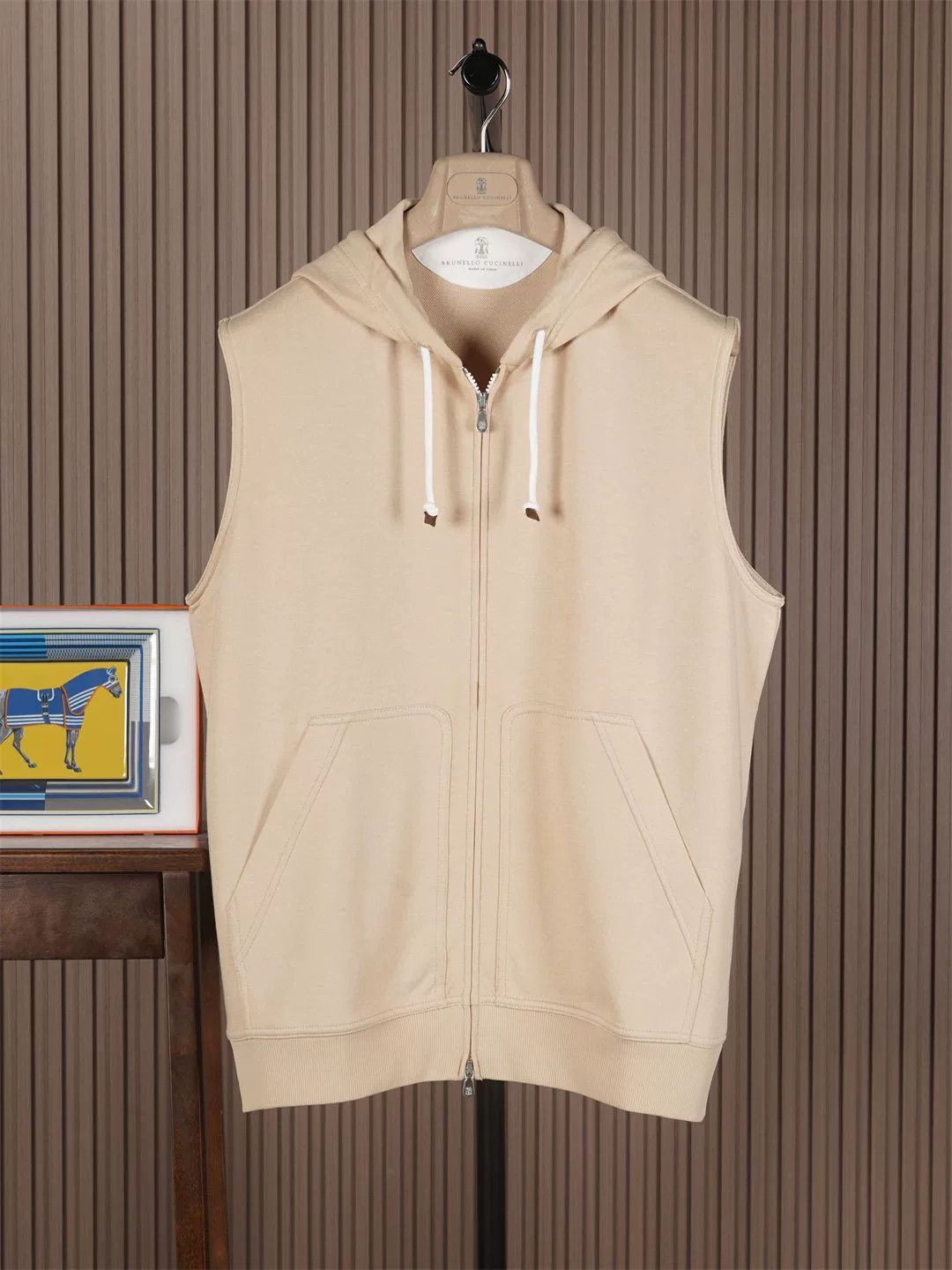 Brunello Cucinelli Brunello Cucinelli Men's Hooded Vest Size US M / EU 48-50 / 2 - 1 Thumbnail