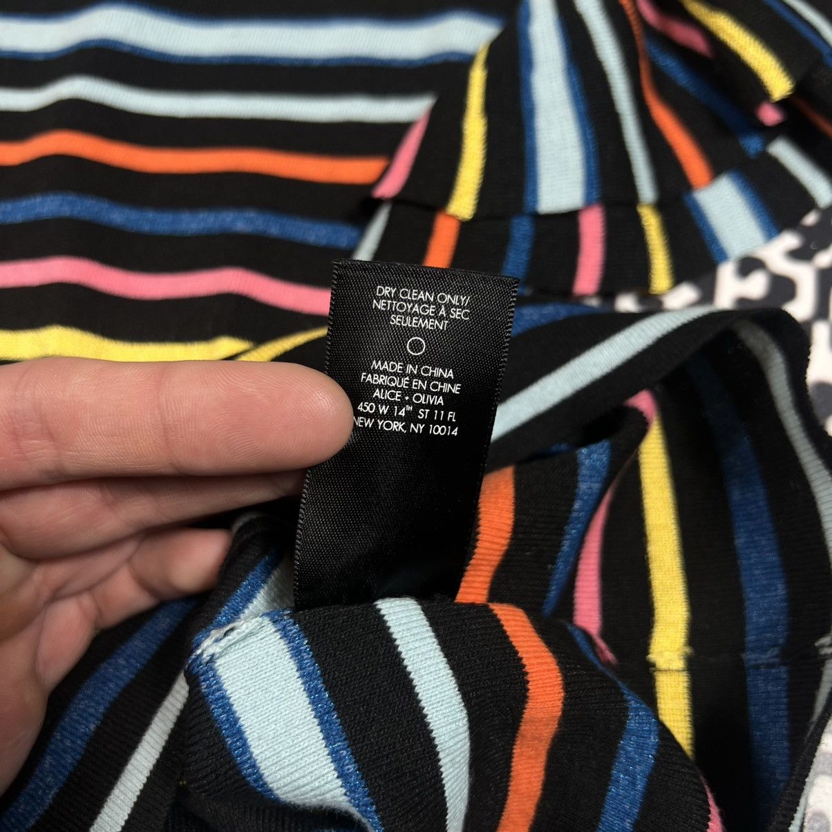 Alice + Olivia Vintage Y2K Alice + Olivia Striped Retro Luxury Tank Top Size M / US 6-8 / IT 42-44 - 12 Thumbnail