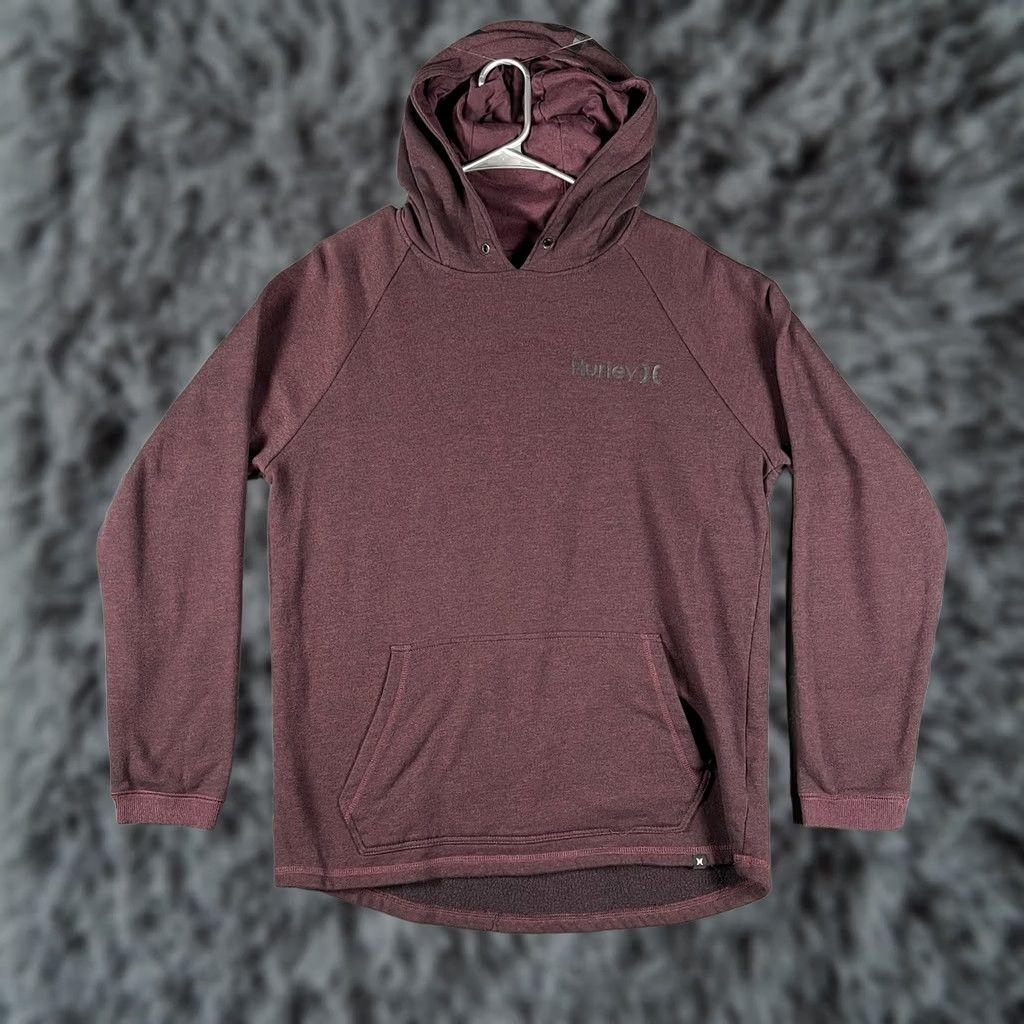 Hurley Hurley Lightweight Hoodie Mens Size M Blue Heathered Pullover Long Sleeve Logo Hooded All Seasons Size US M / EU 48-50 / 2 - 1 Thumbnail