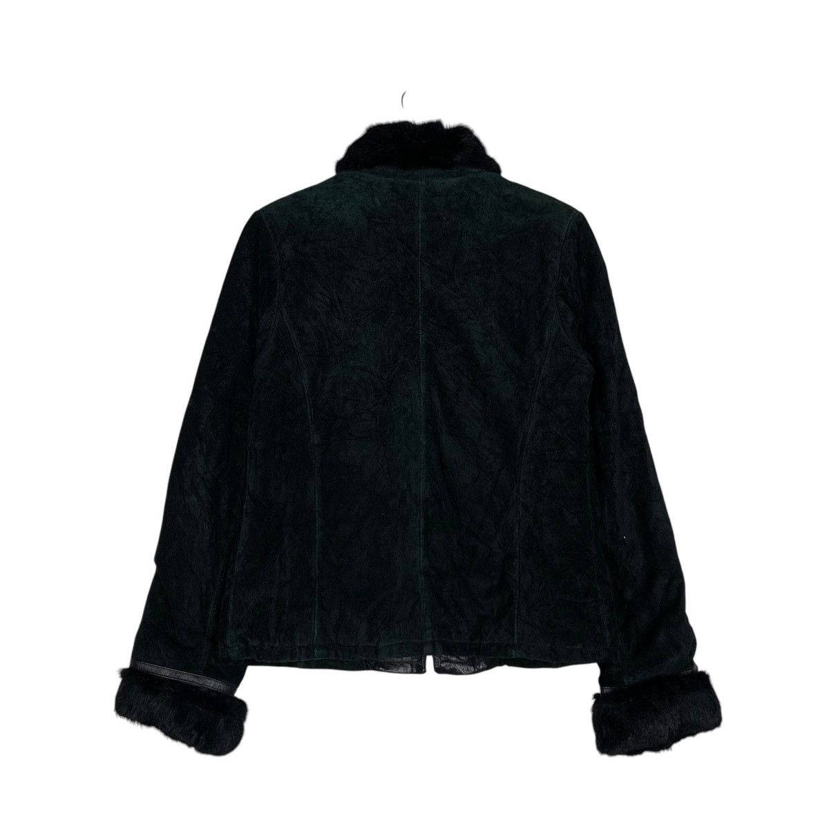 Japanese Brand MOSAIQUE Rabbit Fur Pigskin Jacket #1510-C68 Size M / US 6-8 / IT 42-44 - 7 Thumbnail