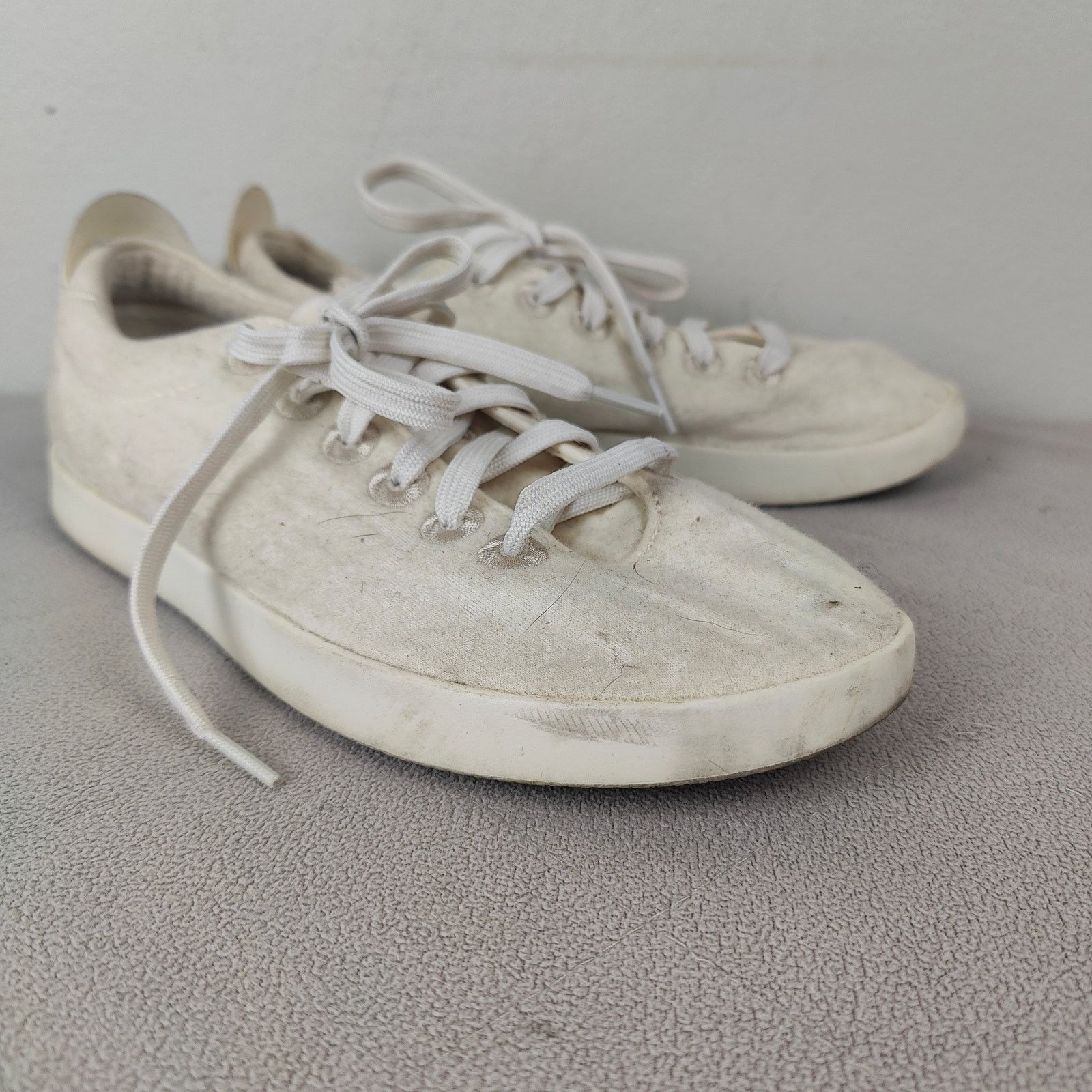 Allbirds Allbirds Wool Pipers Sneakers Womens 10 White Lace Up Size US 10 / IT 40 - 2 Thumbnail