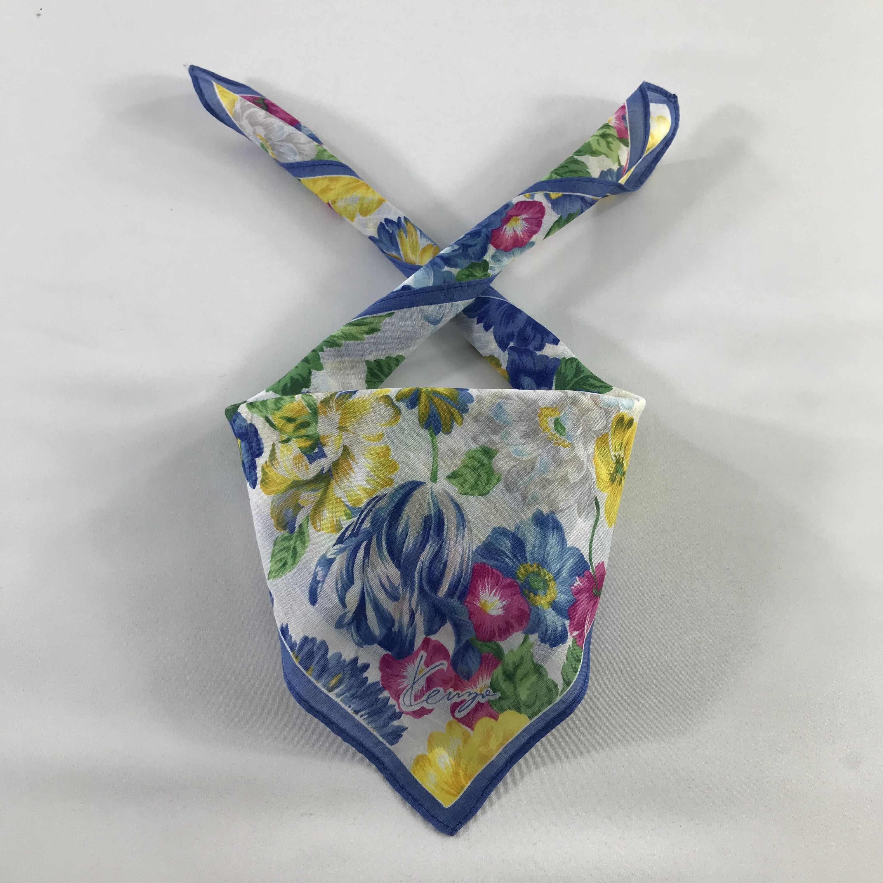 Kenzo × Vintage Kenzo Bandana / Handkerchief / Neckerchief - S370 Size ONE SIZE - 3 Thumbnail