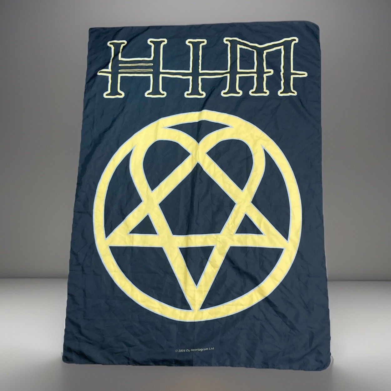 Other HIM Heartogram Vintage Flag Tapestry Wall Decor Rare 2004 Size ONE SIZE - 1 Thumbnail