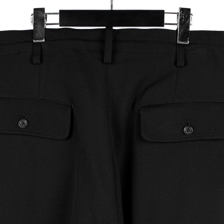 Yohji Yamamoto Yohji Yamamoto Pour Homme - Wool 2 Tuck Tab Suspender Pants Size US 30 / EU 46 - 8 Thumbnail