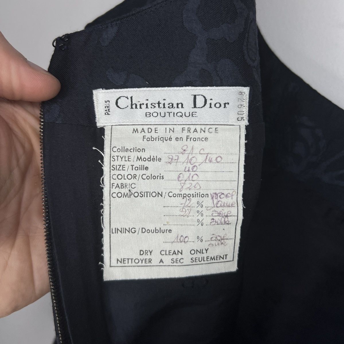 Christian Dior Monsieur Vintage Very Rare 90’s Jump Suit Christian Dior Top + Skirt Size M / US 6-8 / IT 42-44 - 10 Thumbnail