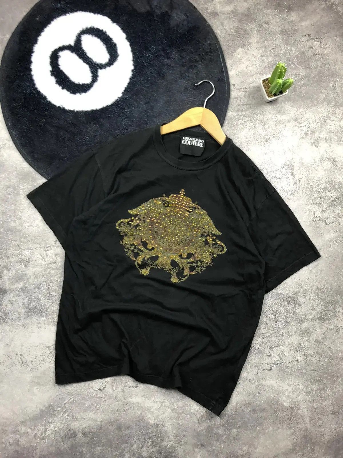 Versace VERSACE Jeans Couture Luxury Big Logo Tshirt Streetwear Y2k Size US M / EU 48-50 / 2 - 1 Thumbnail