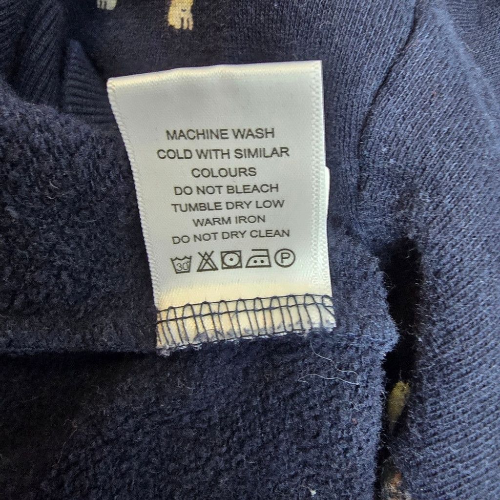 The Unbranded Brand Cactus Navy Blue Hoodie with Dog Design 9/10 Size US M / EU 48-50 / 2 - 9 Thumbnail