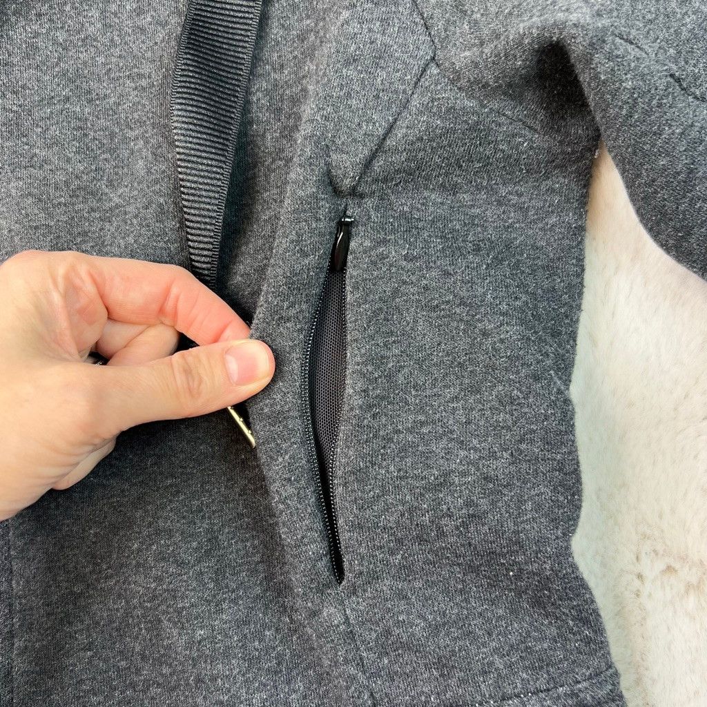 Lululemon Lululemon Gray Full Zip Jacket Sweatshirt Size 6 Fleece Size M / US 6-8 / IT 42-44 - 5 Thumbnail