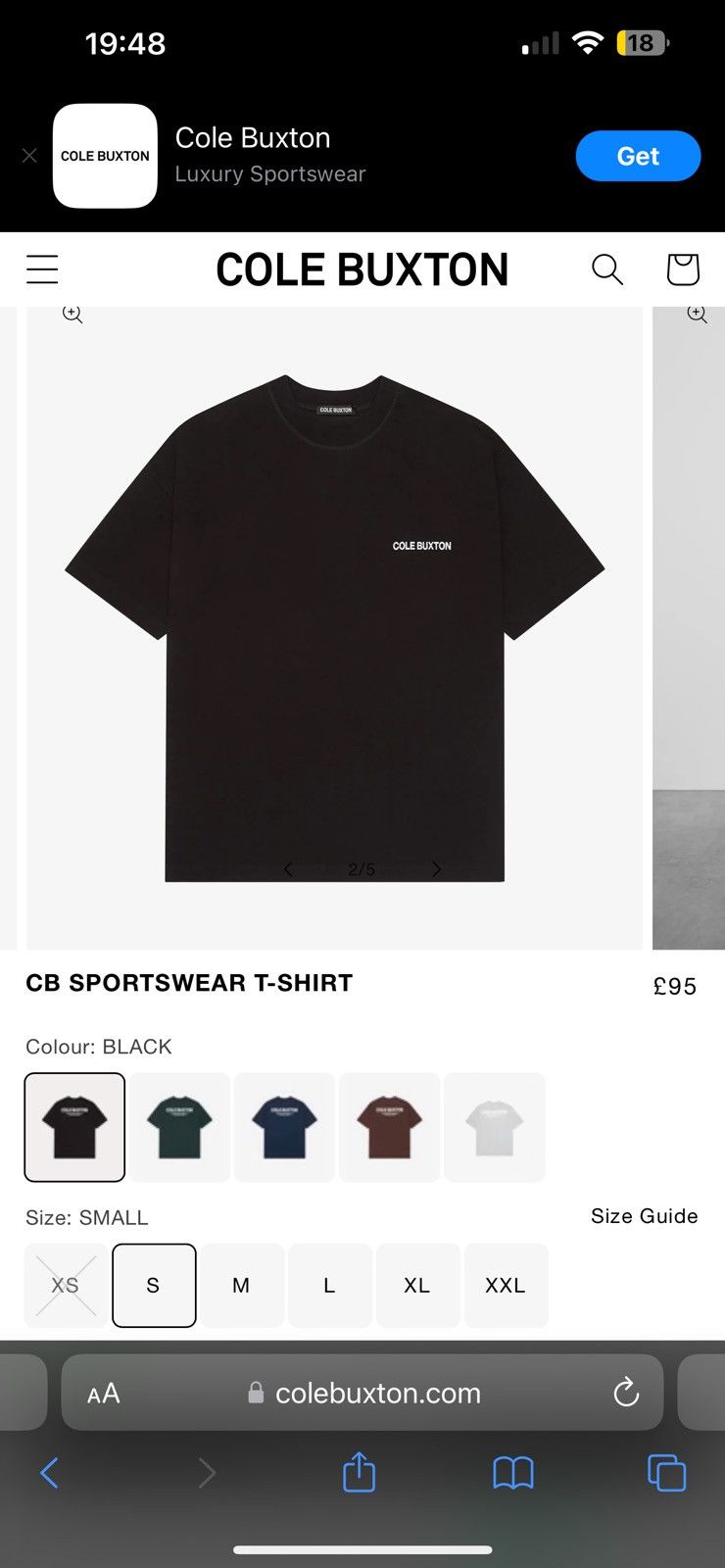 Cole Buxton Cole Buxton t shirt Size US M / EU 48-50 / 2 - 1 Thumbnail