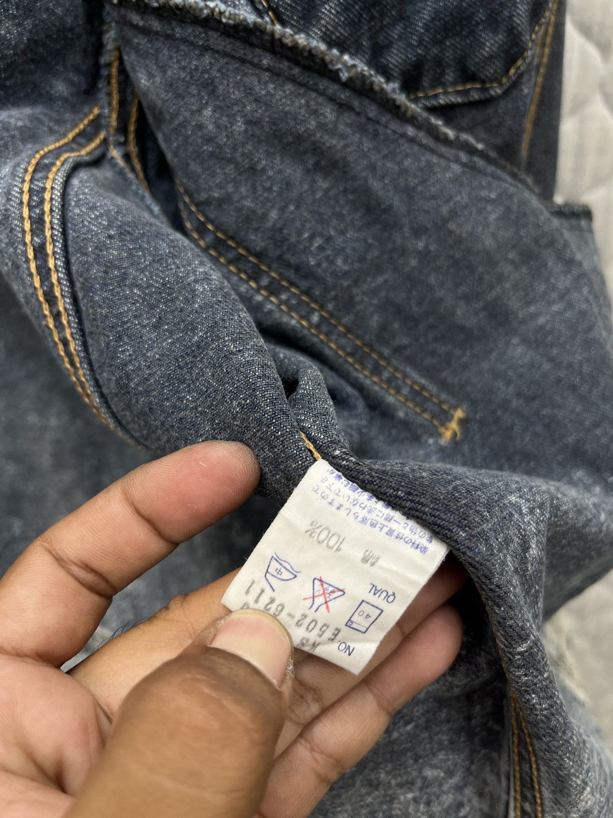 Edwin 🔥🔥🔥STEALS VTG EDWIN ACID WASH DENIM JACKET Size US XL / EU 56 / 4 - 10 Thumbnail