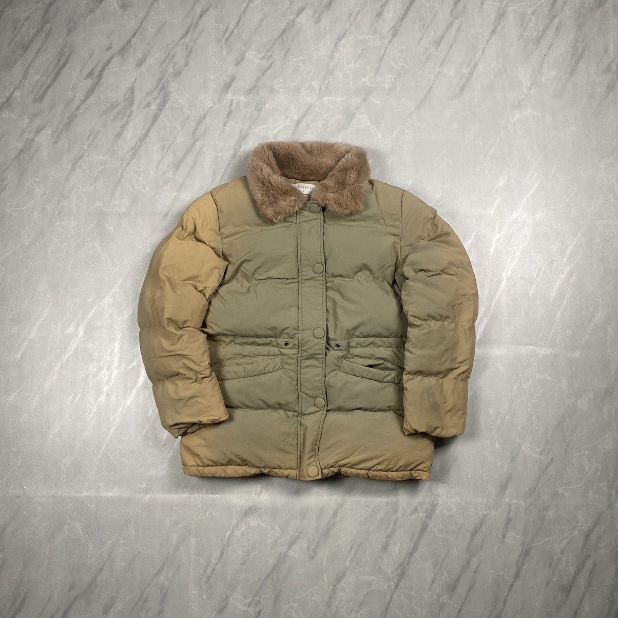 Hang Ten Hang Ten Sunfaded Puffer Fur Collar Jacket Size US S / EU 44-46 / 1 - 1 Thumbnail