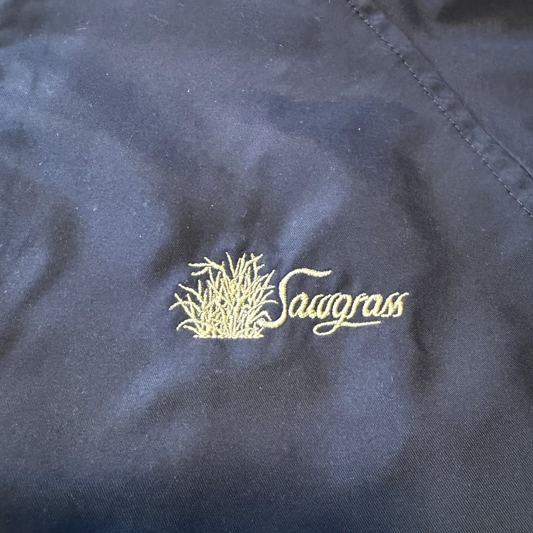 Tommy Hilfiger VINTAGE Tommy Hilfiger Sawgrass Country Club Golf 1/4 Zip Pullover Jacket Medium Blue Women/Mens? Size M / US 6-8 / IT 42-44 - 2 Thumbnail