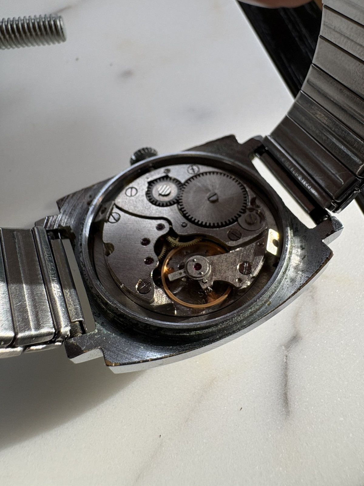 Vintage Vintage 70s ZiM USSR Soviet 15 Jewels Wristwatch 35mm Size ONE SIZE - 11 Thumbnail