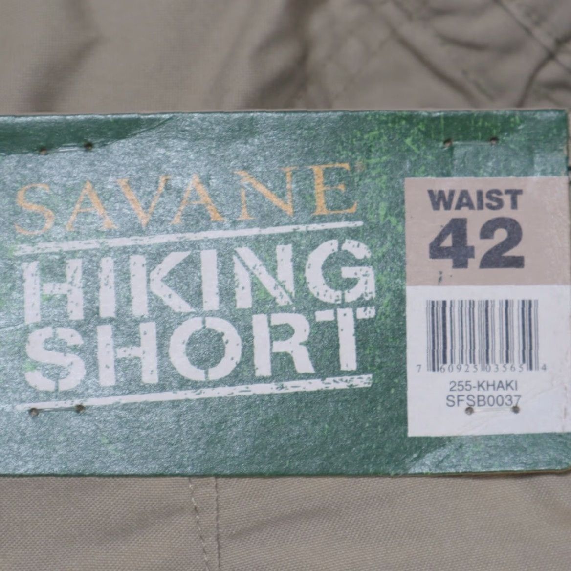 Savane Savanne Eco-Smart Cotton Blend Khaki Hiking Cargo Shorts Tan Men's 42 Size US 42 / EU 58 - 6 Thumbnail