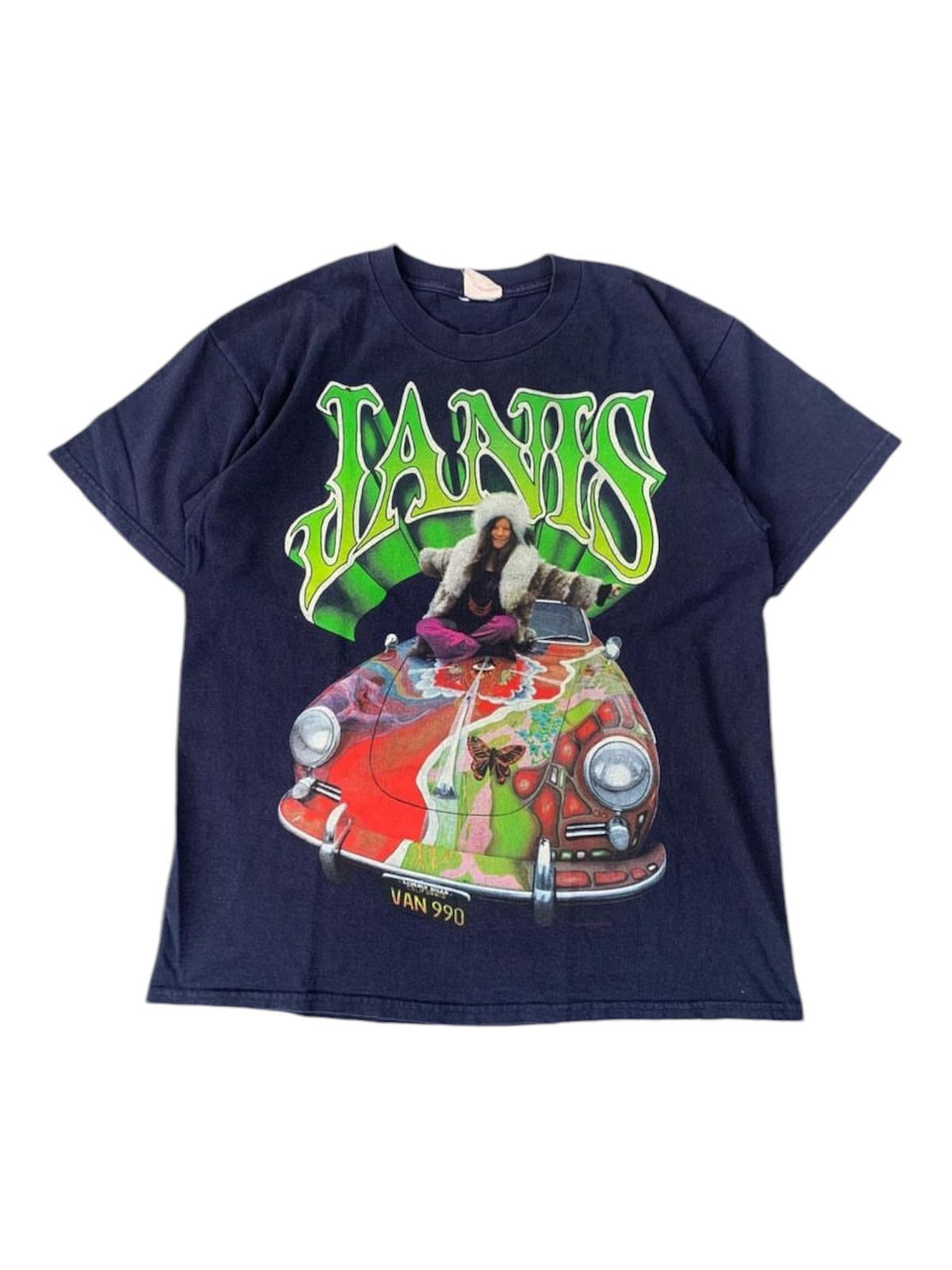 Band Tees × Vintage Vintage 90s Janis Joplin Big Print Tee Size US L / EU 52-54 / 3 - 1 Thumbnail