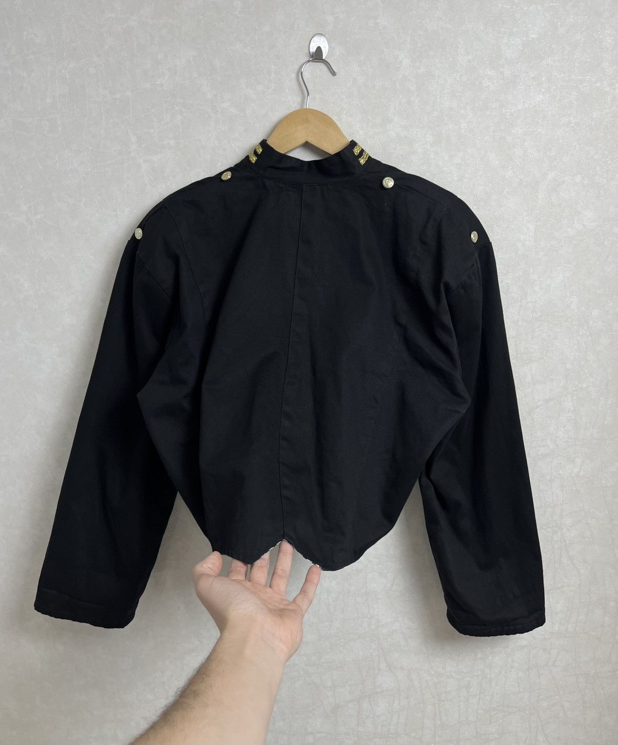 Hysteric Glamour × Undercover 00s Napoleon Military Cropped Jacket Coat PPFM LGB Vibe Size US S / EU 44-46 / 1 - 8 Thumbnail