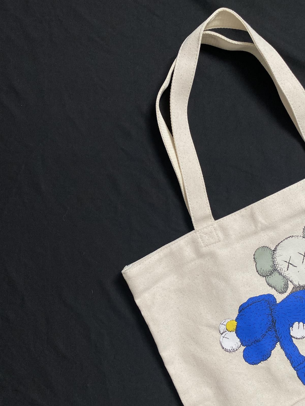 Kaws × Uniqlo Deadstock Uniqlo Kaws Tote Bag OS Cookie Monster Canvas Size ONE SIZE - 3 Thumbnail