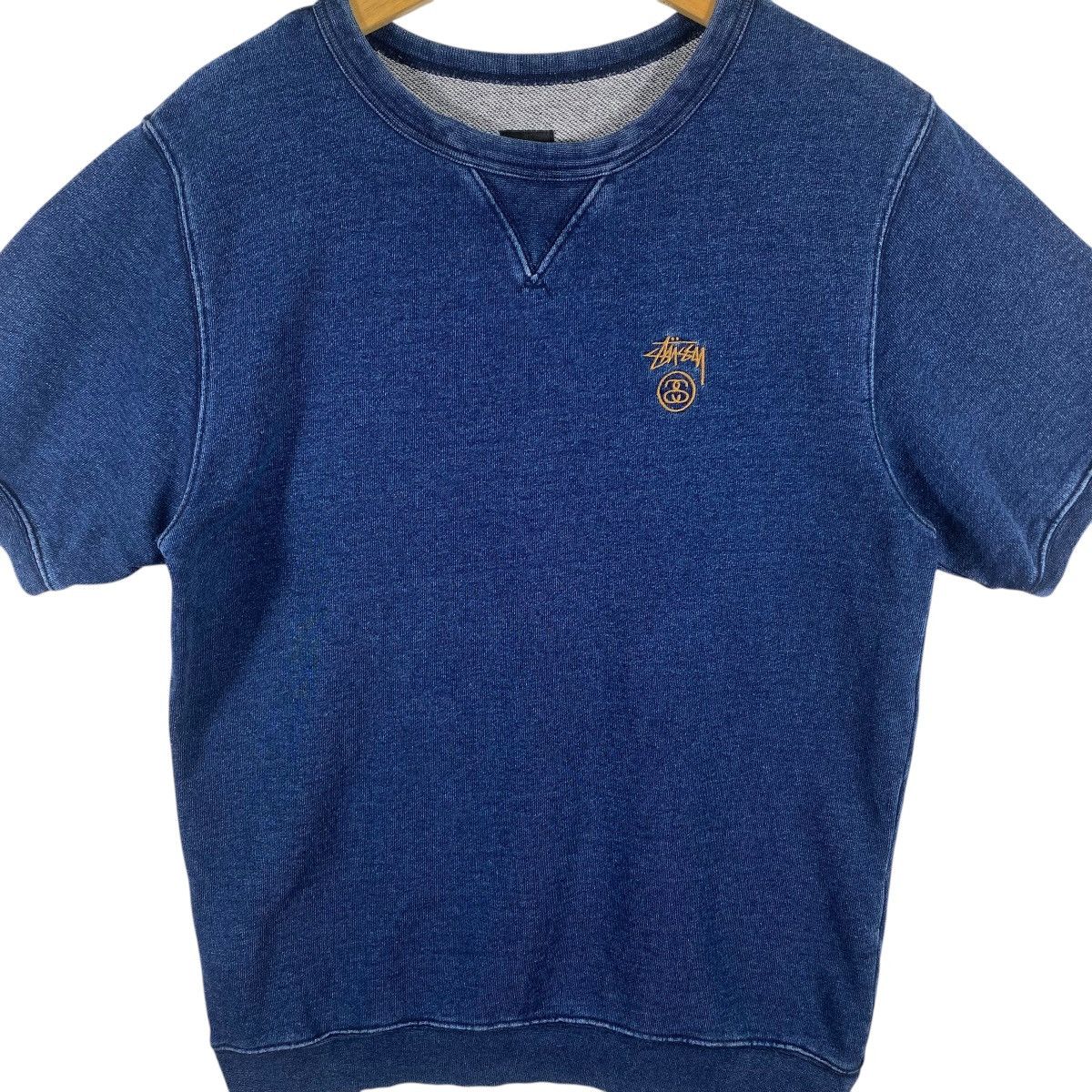 Stussy Stussy Short Sleeve Sweatshirt M Size Indigo Colour Size US M / EU 48-50 / 2 - 4 Thumbnail