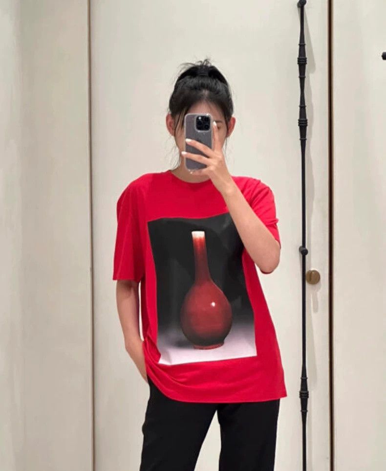 Loewe loewe red short sleeves 2504-Nextarrow Size US L / EU 52-54 / 3 - 6 Thumbnail