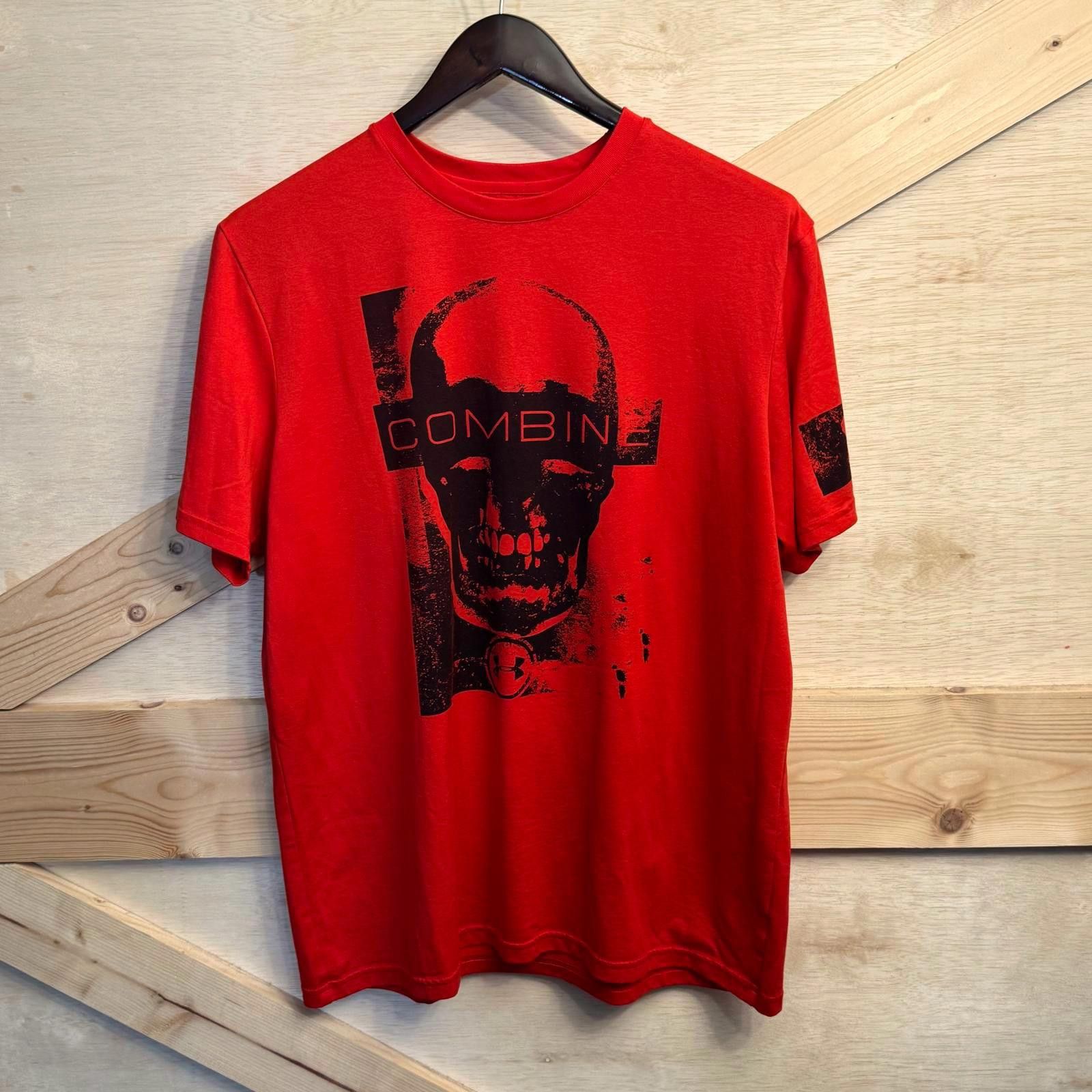 Under Armour UNDER ARMOUR Men's Large T Shirt Loose Fit Combine Red Black Size US L / EU 52-54 / 3 - 1 Thumbnail