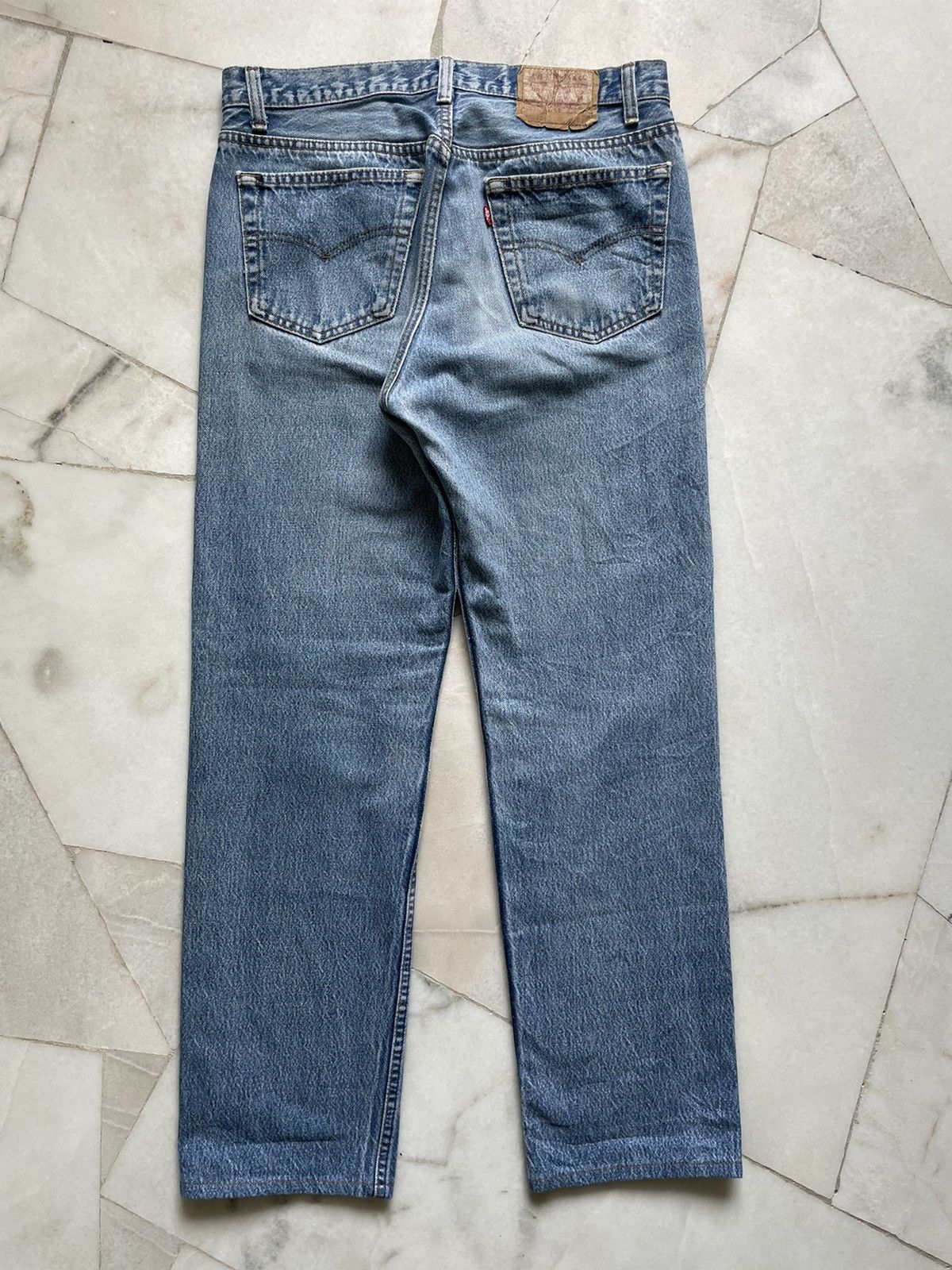 Levi's Vintage 80s Levis 501 light blue washed Jeans 32x30 Size US 32 / EU 48 - 2 Thumbnail
