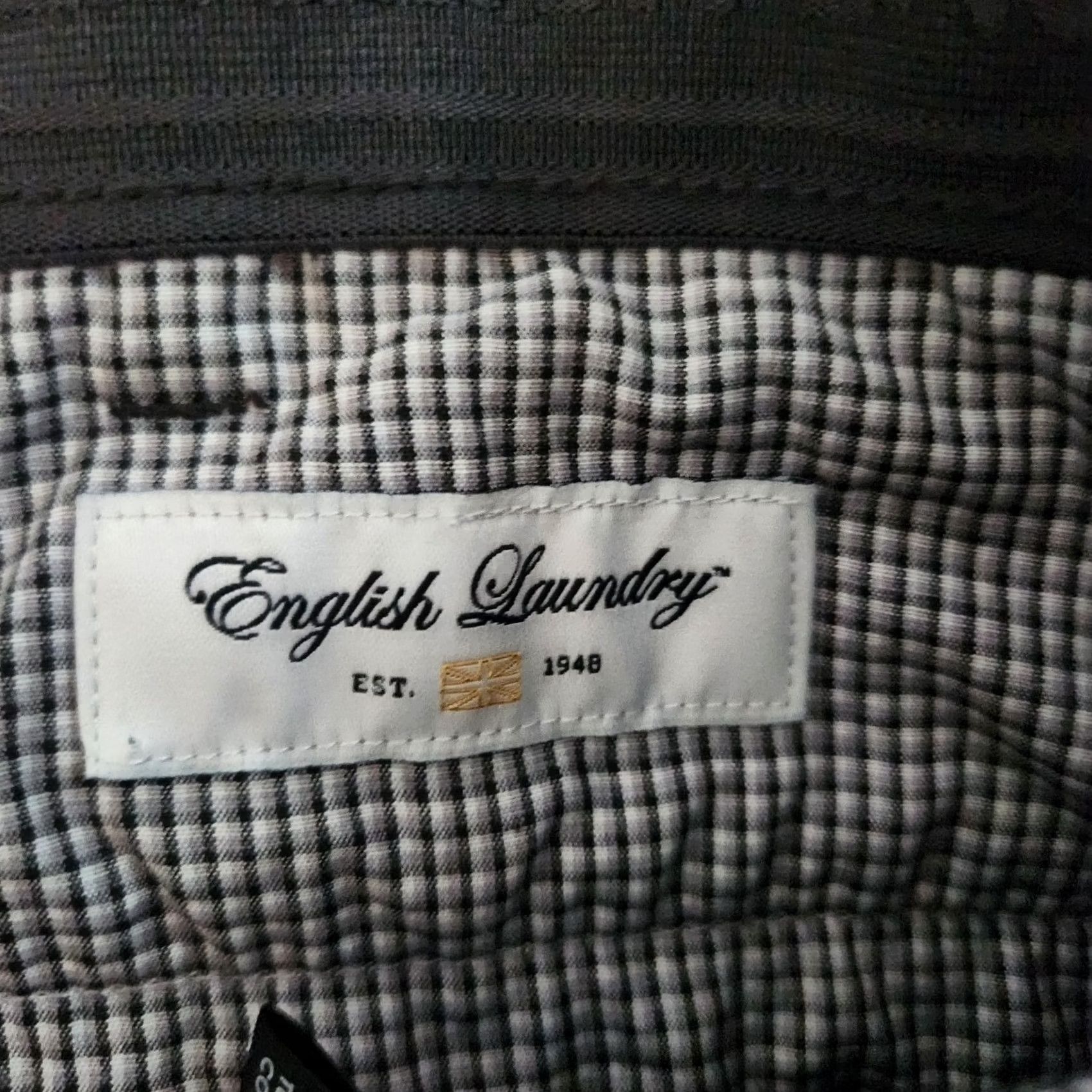 English Laundry English Laundry 5 Pocket Mens Chino Flat Front Gray Cotton Stretch Pants 38x32 Size US 38 / EU 54 - 3 Thumbnail