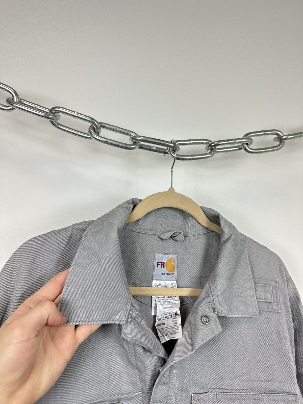 Carhartt Vintage Carhartt Flame Resistant Utility Work Detroit Jacket Size US L / EU 52-54 / 3 - 5 Thumbnail