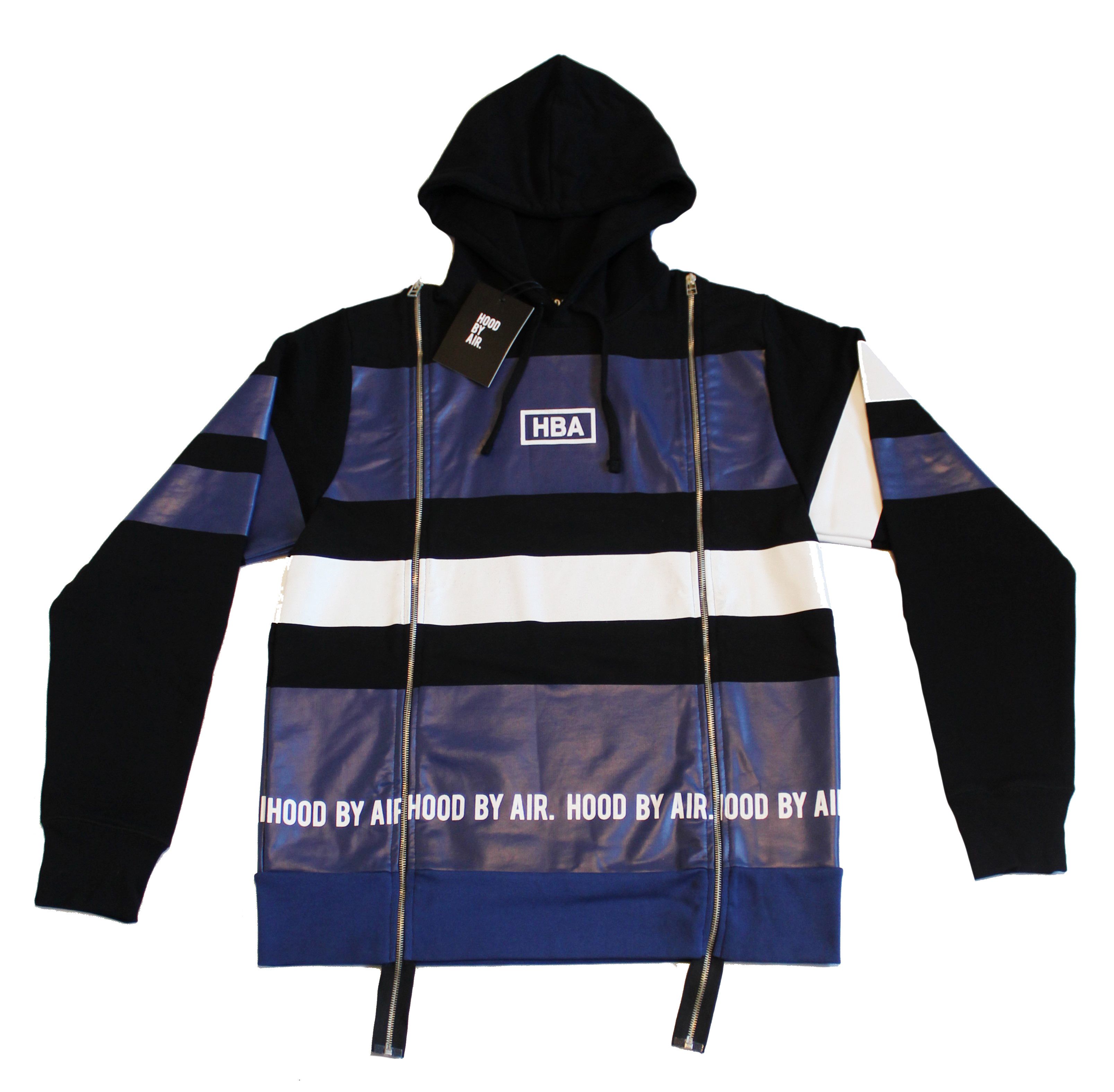 Hood By Air Double-zip Color block Hoodie