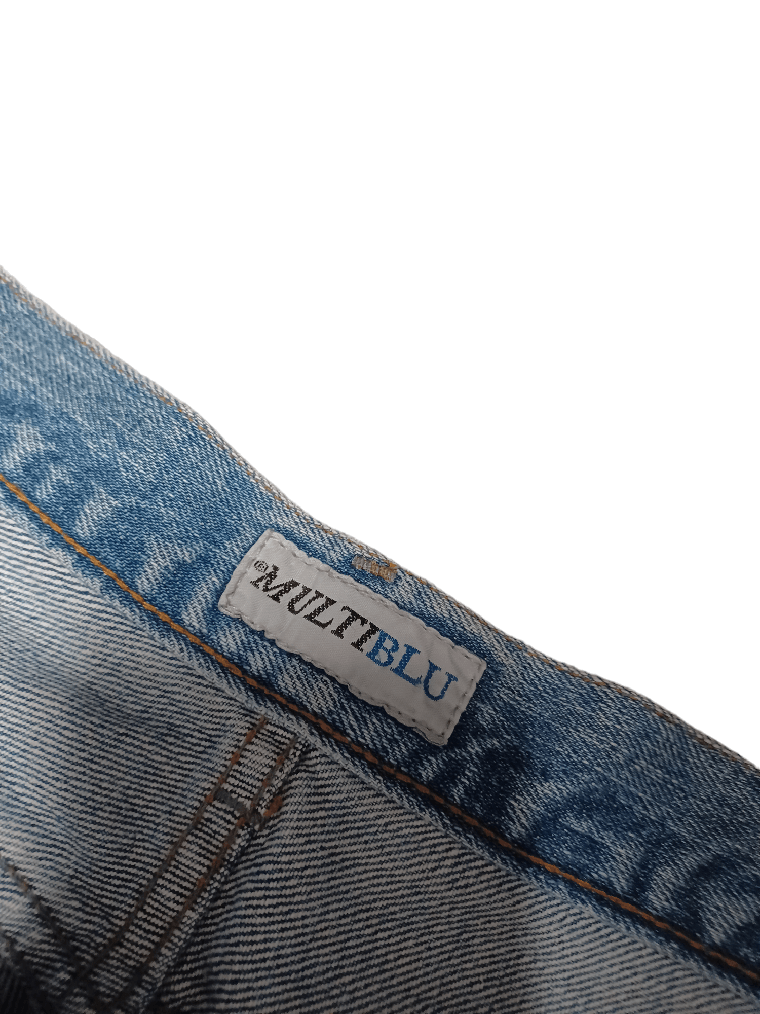 Japanese Brand MEGA FLARE W34 L36 MULTIBLU AVANTGARDE JEANS DENIM DESIGNER Size US 34 / EU 50 - 6 Thumbnail