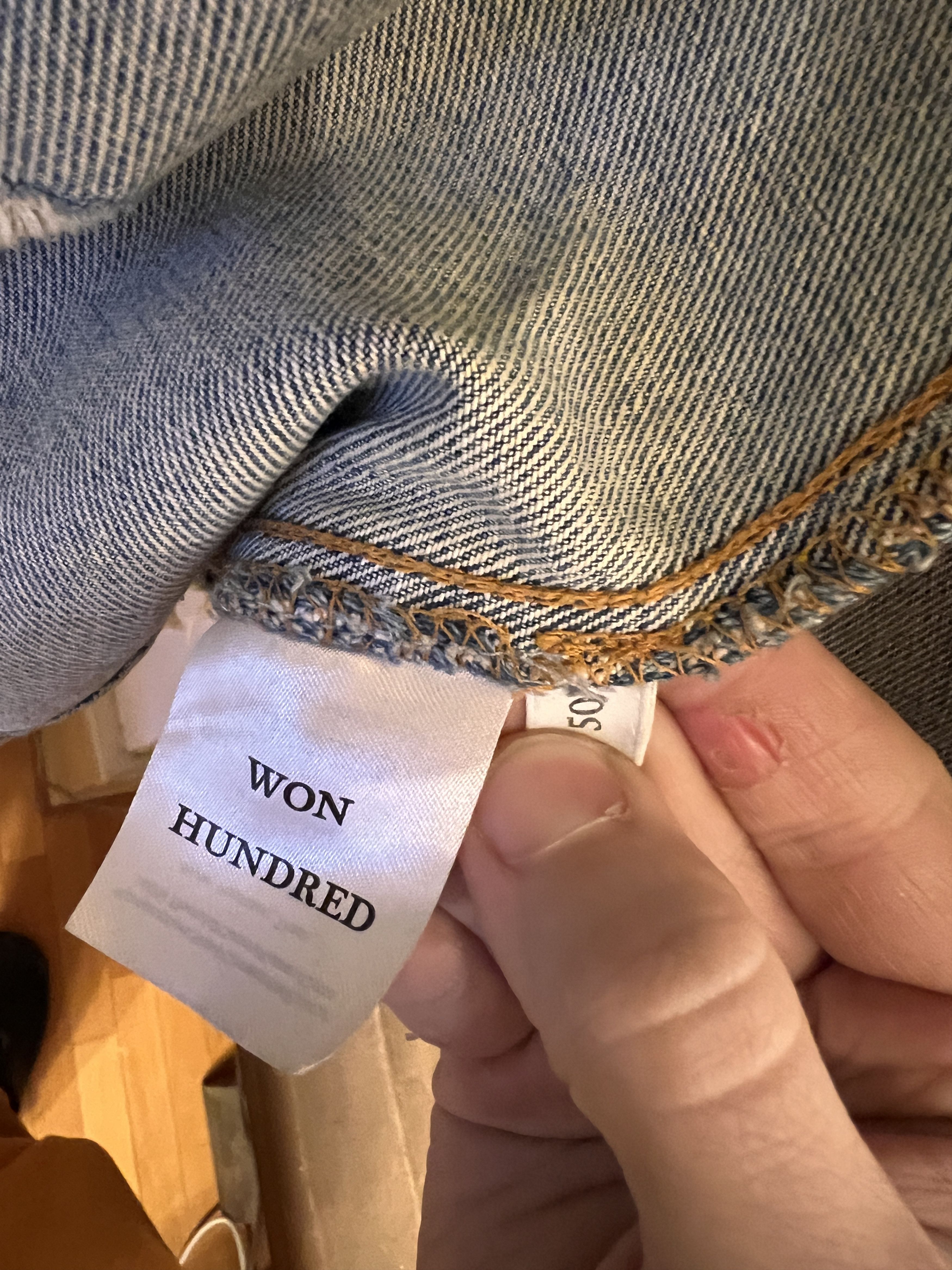 Won Hundred Distressed Scandinavian brand Size US M / EU 48-50 / 2 - 6 Thumbnail