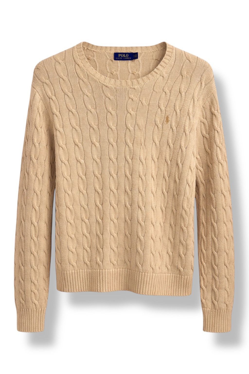 Polo Ralph Lauren Cable-knit Sweater Cotton Men’s Beige XL