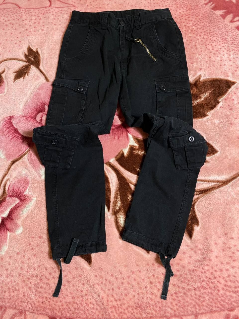 Other Vintage Double Knee Pilot Baggy Bondage Cargo Pants Size US 28 / EU 44 - 11 Thumbnail