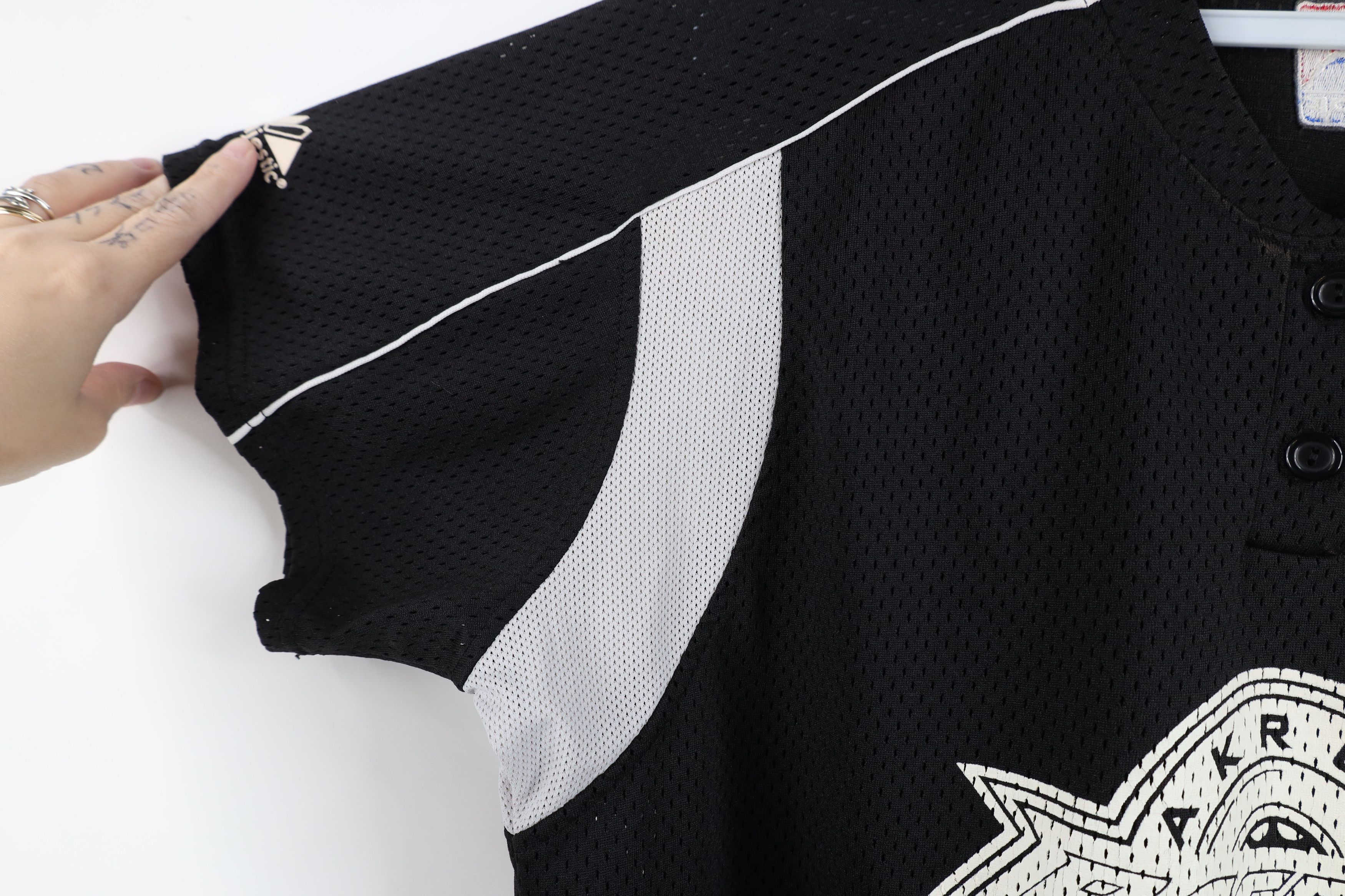 Majestic Vintage Majestic Akron Racers NPF Softball Jersey Black USA Size L / US 10 / IT 46 - 6 Thumbnail