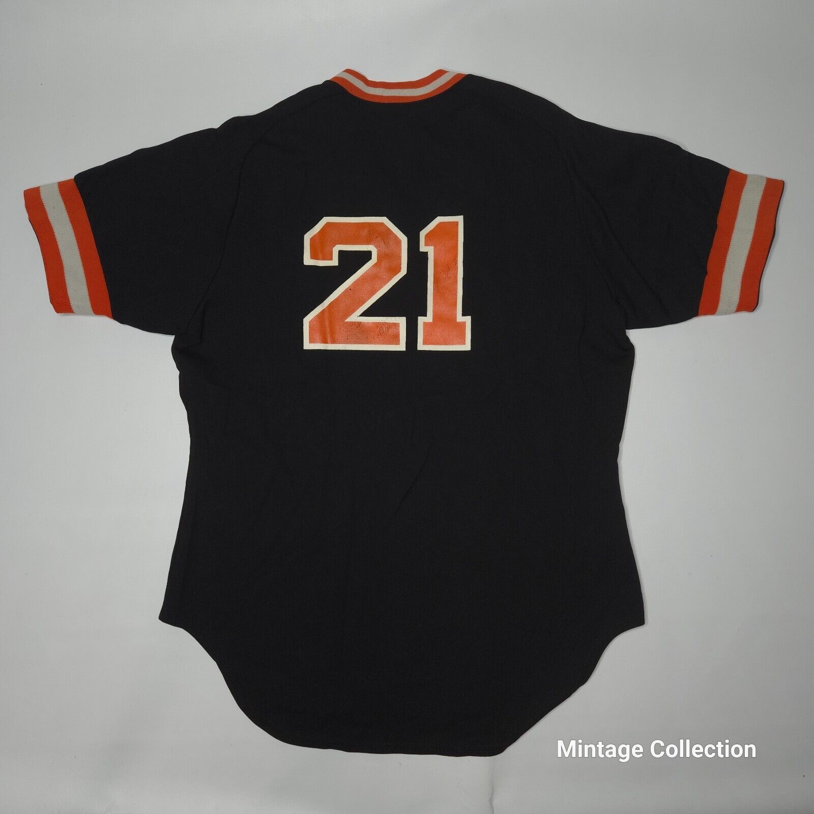 Champion VINTAGE 1980's CHAMPION BLACK PANTHERS #21 BASEBALL JERSEY L Size US L / EU 52-54 / 3 - 8 Thumbnail