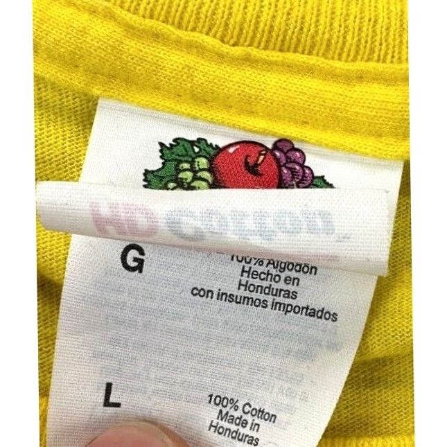 Fruit Of The Loom Cinco de Mayo Yellow T Shirt Size Large Graphic Guerra's Krazy Taco Mens Short Sleeve Crew Neck Cotton T-Shirt Vintage? No Size US L / EU 52-54 / 3 - 5 Thumbnail