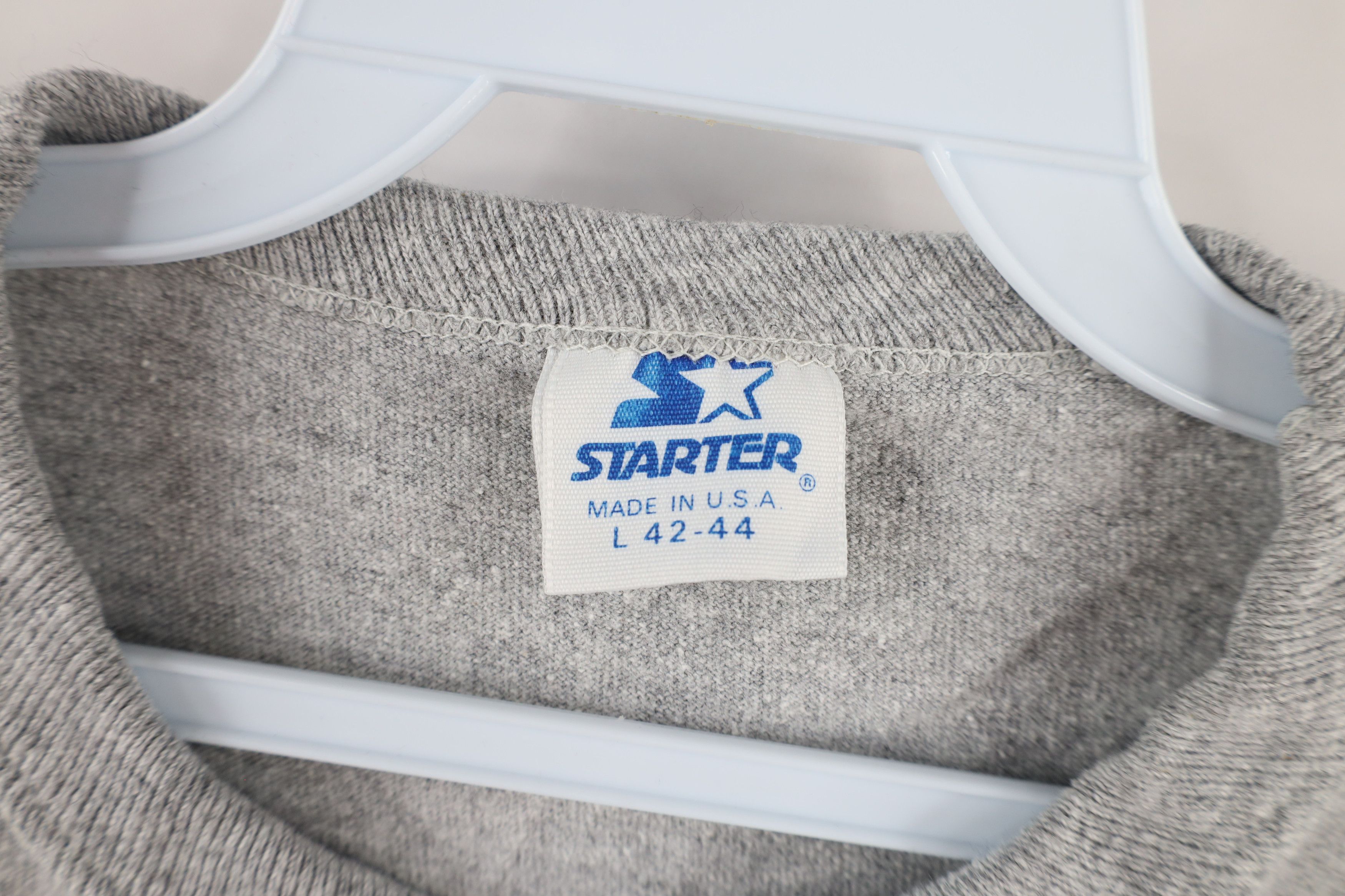 Starter × Vintage Vintage 90s Starter New York Jets Football T-Shirt Gray USA Size US L / EU 52-54 / 3 - 6 Thumbnail