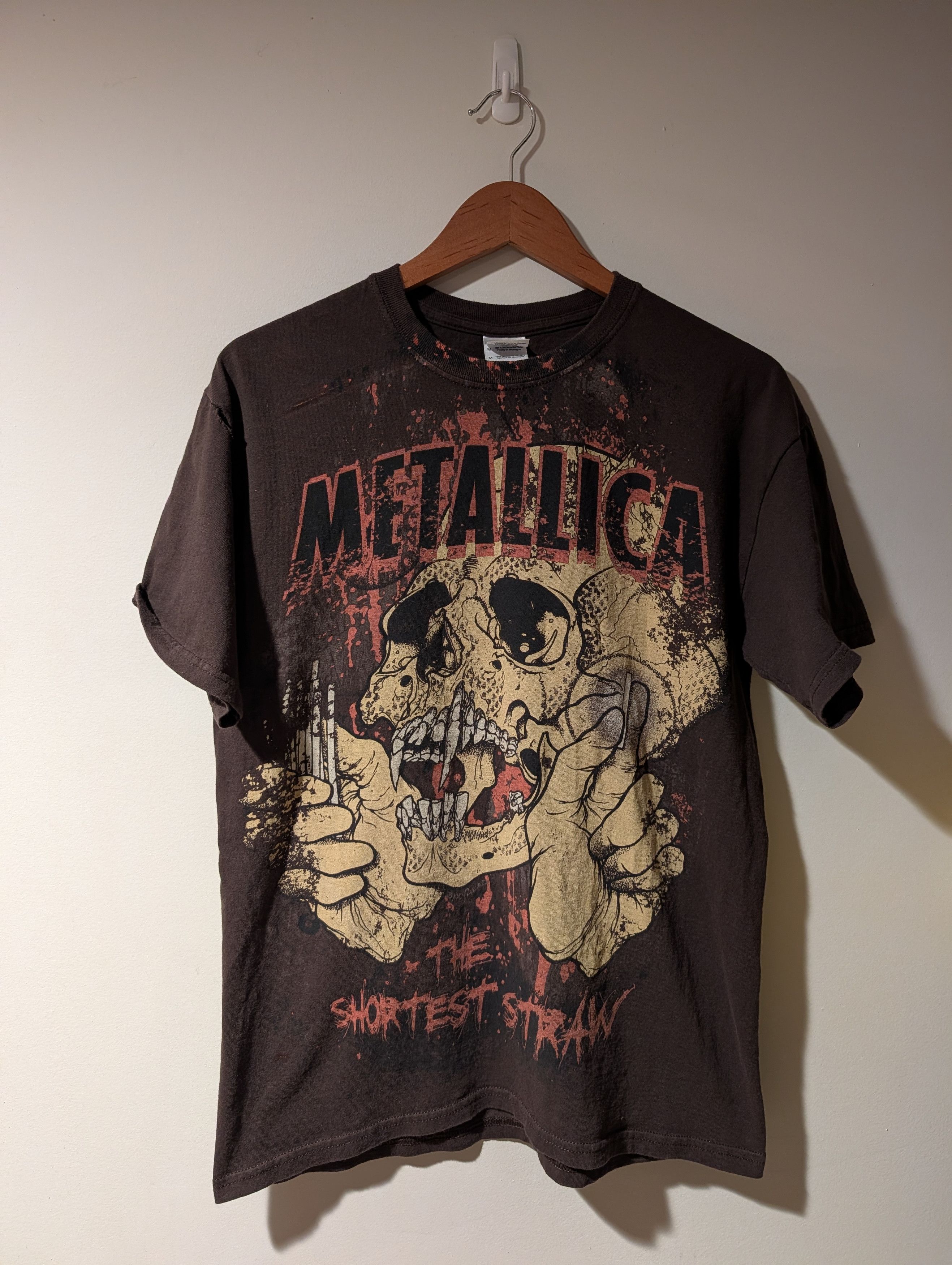 Metallica Metallica T-Shirt Shortest Straw Skull Graphic Band Tee VTG Size US M / EU 48-50 / 2 - 1 Thumbnail