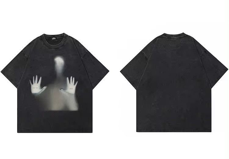 Japanese Brand Save Me Human Shadow Graphic T Shirt Size US XL / EU 56 / 4 - 2 Thumbnail