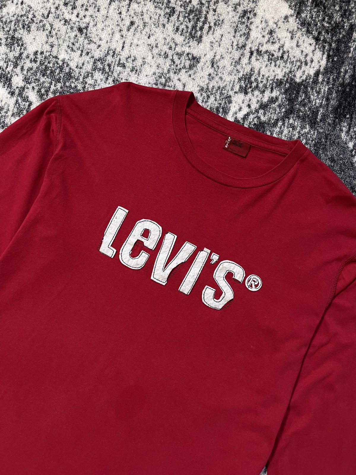 Other Vintage Red Long Sleeve Tee Rare Big logo Y2K STYLE 90s Size US M / EU 48-50 / 2 - 2 Thumbnail