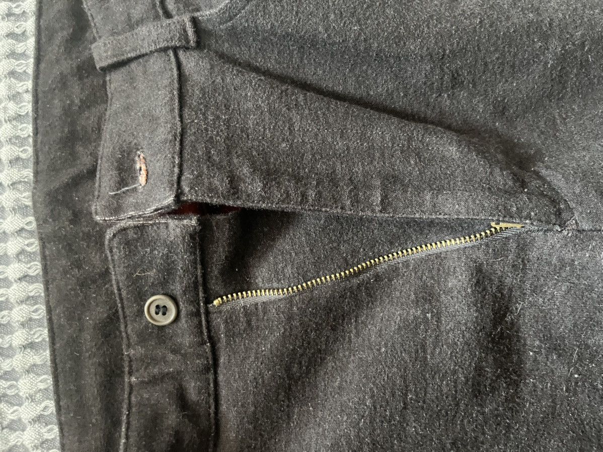 Issey Miyake Issey Miyake Raw Edge 2007 Relaxed Wool Pants Size US 32 / EU 48 - 7 Thumbnail