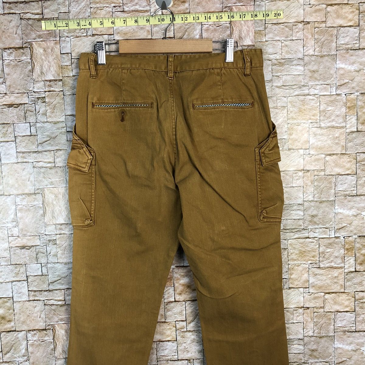 Japanese Brand Tkmixpice Brown utility Cargo big Multipocket Pants #A726 Size US 30 / EU 46 - 15 Thumbnail