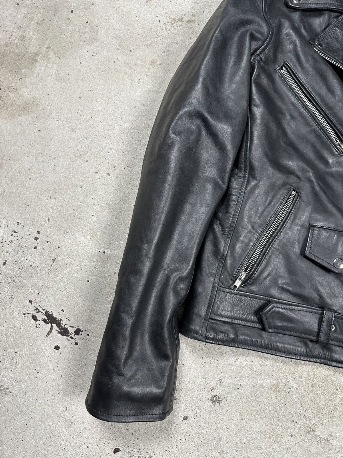 Other Vintage Y2K Ramones Black Moto Biker Leather Jacket Heavy Size US S / EU 44-46 / 1 - 3 Thumbnail