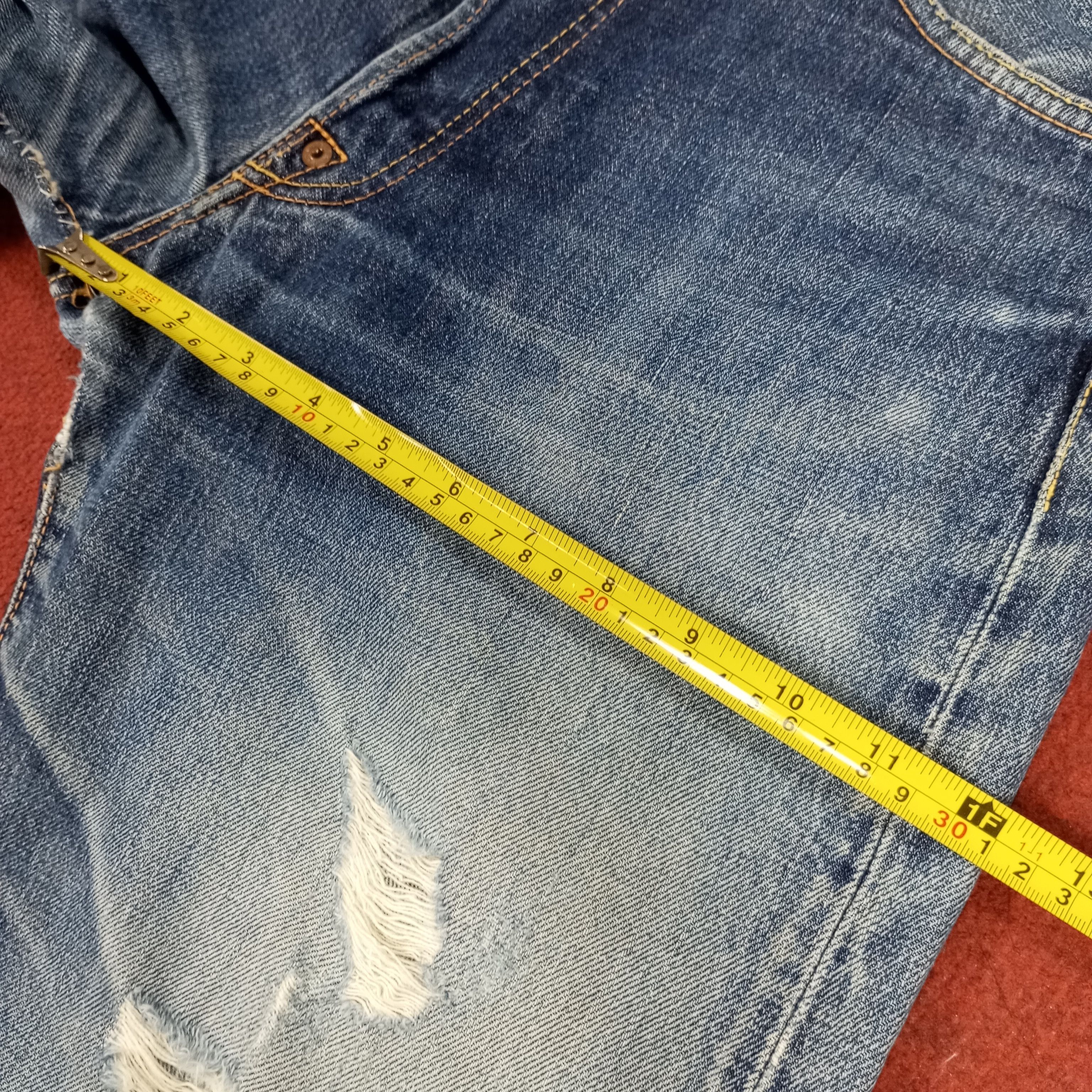 Evisu × Japanese Brand × Vintage Evis Japanese Brand Fashion Style Custom Daicock Jeans Size US 28 / EU 44 - 9 Thumbnail